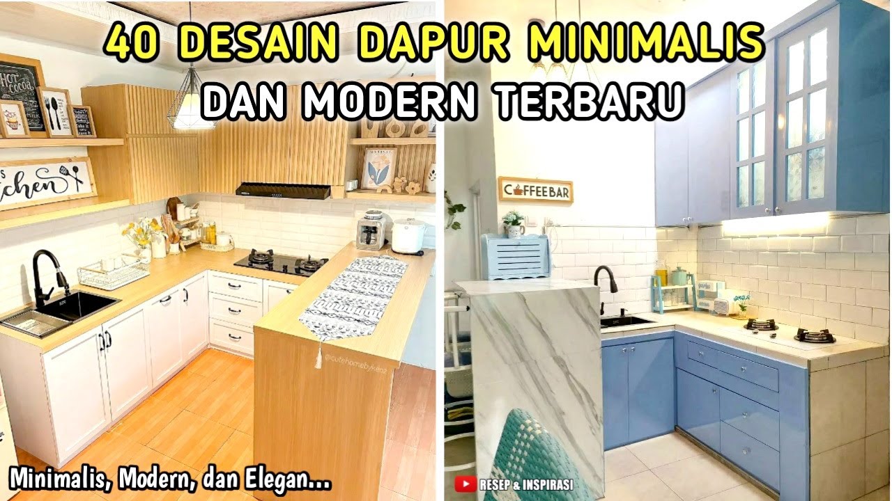 40 DESAIN DAPUR MINIMALIS DAN MODERN TERBARU | LINK PEMBELIAN PRODUK ADA DI DESKRIPSI