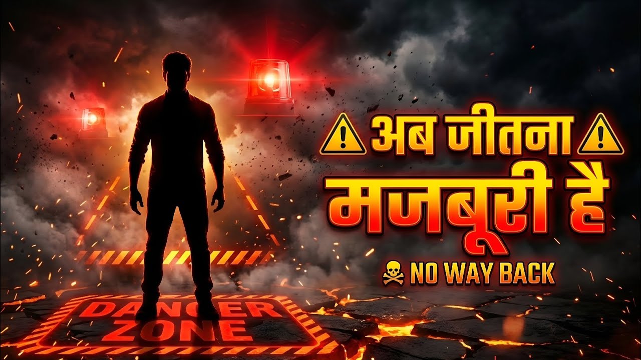 अब जीतना मजबूरी है 🚨 | DO OR DIE MOMENT | No Way Back | Hindi Motivational Song 2026