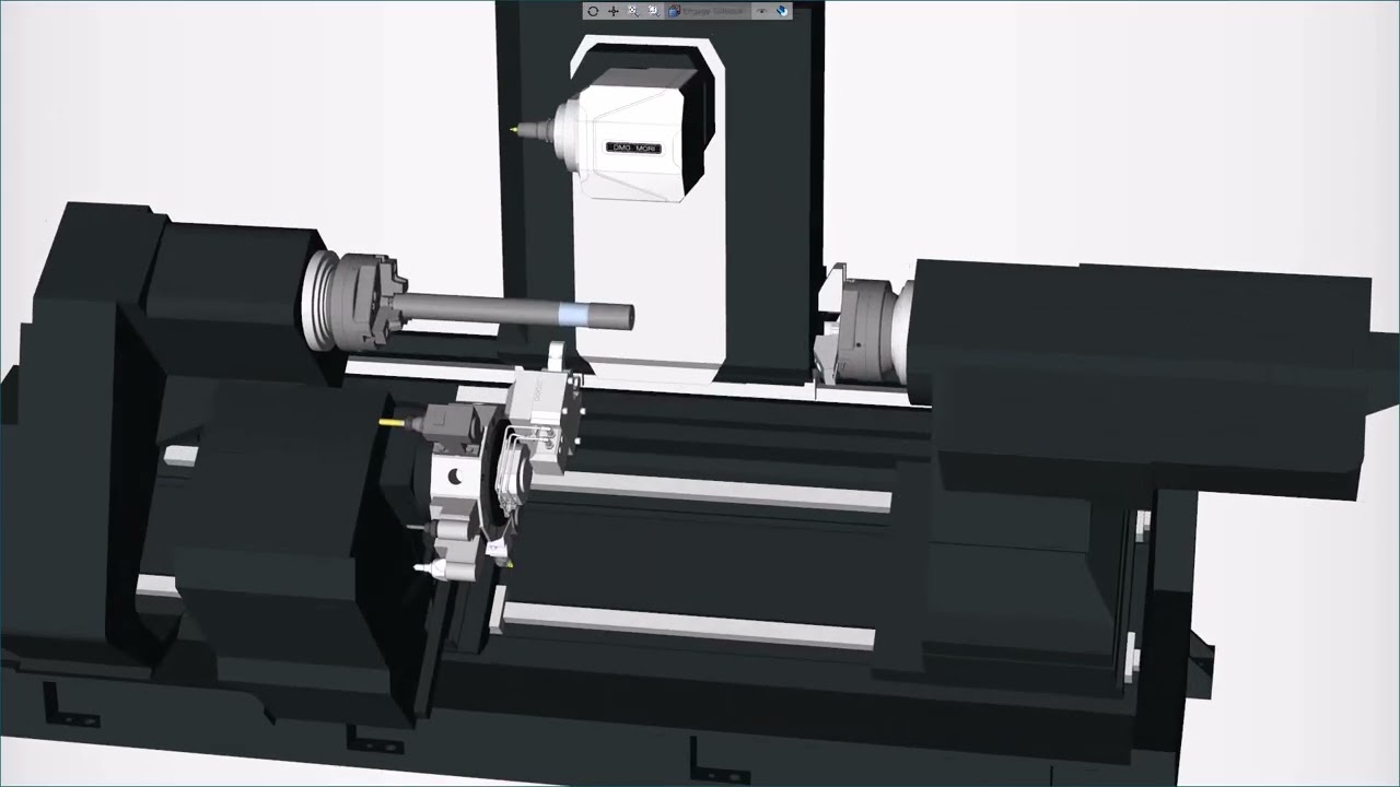 Turret-mounted tailstock programming