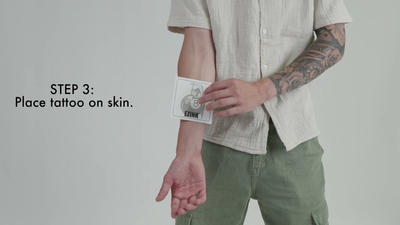 How To Apply An EZINK Tattoo
