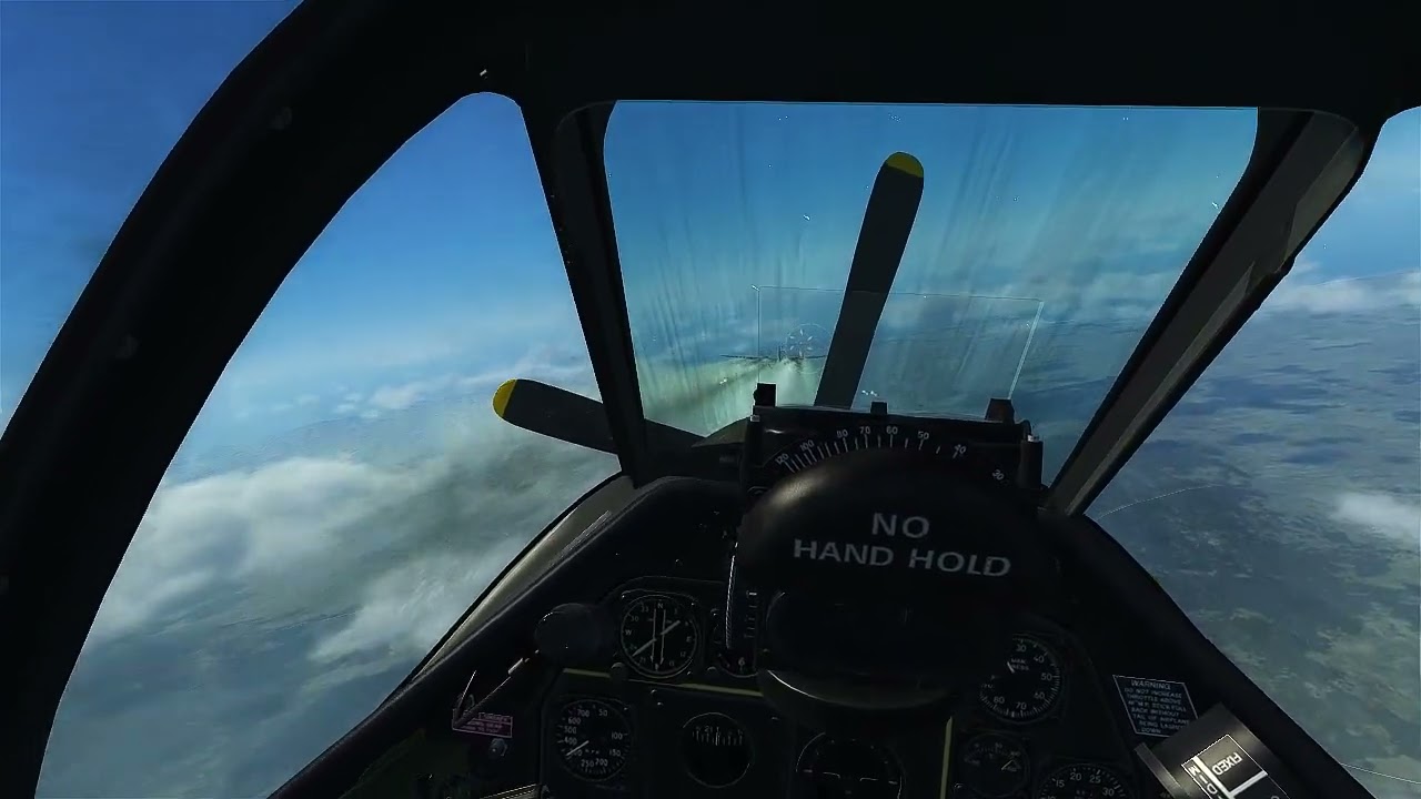 IL2 VR P51D intercept large bomber formation on Finnish Virtual Pilots
