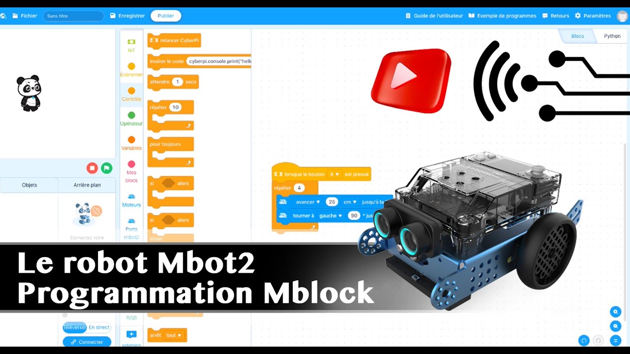 Le robot Mbot2 - Programmation Mblock - Programming Tutorial