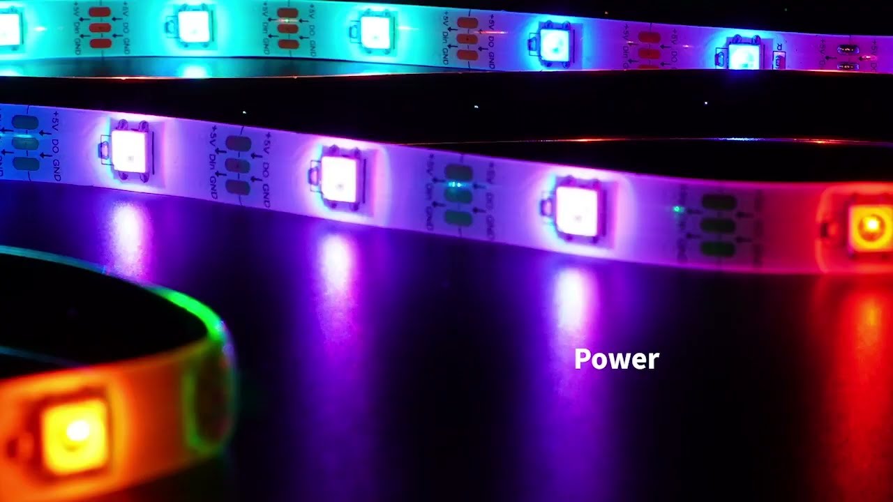 COLOLIGHT STRIP 60 LEDS 2M Starter Kit RGB LED RGB 16 Million Colors APP Control 50 Effects