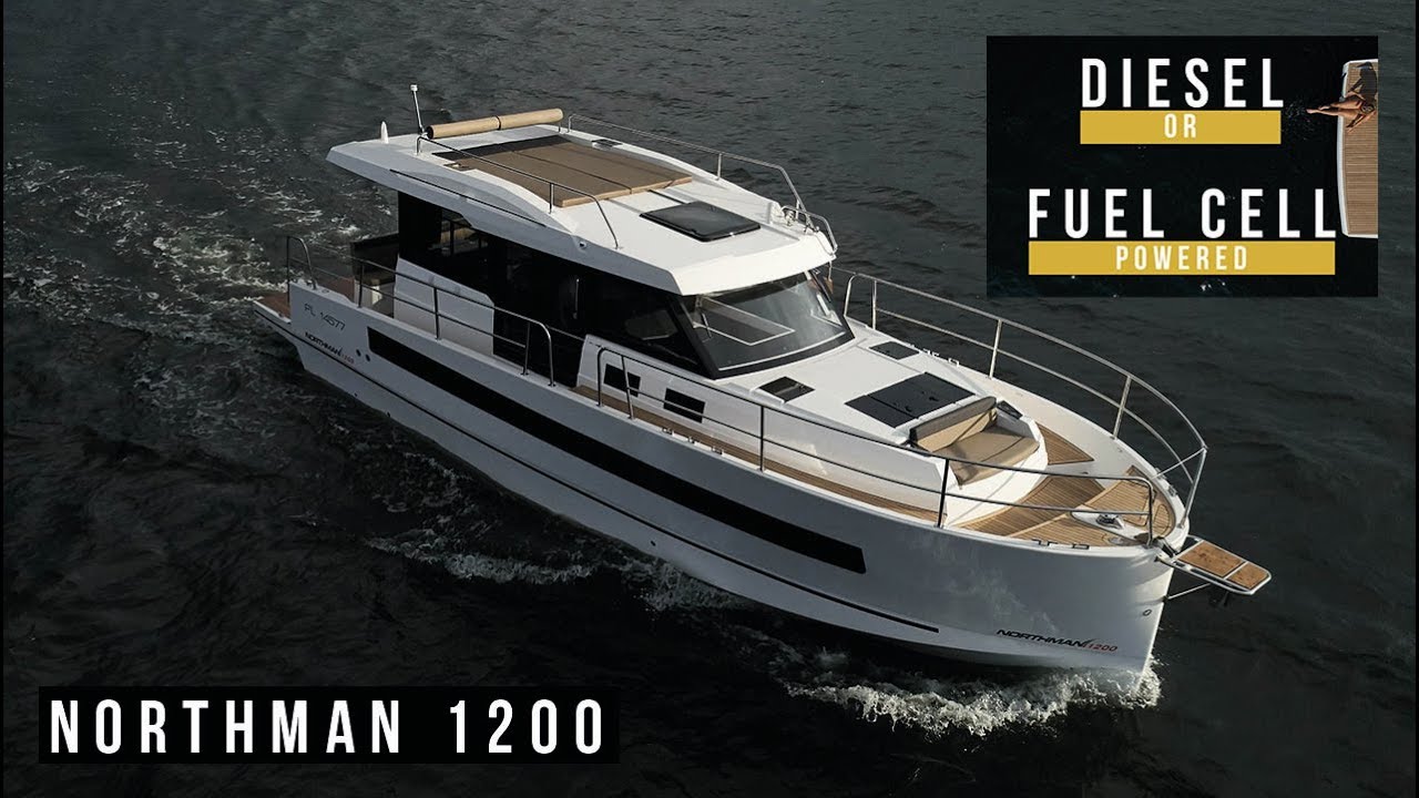 Luxury yacht: Northman 1200! Diesel or fuel cell powered? 👉 we offer zero emission sailing