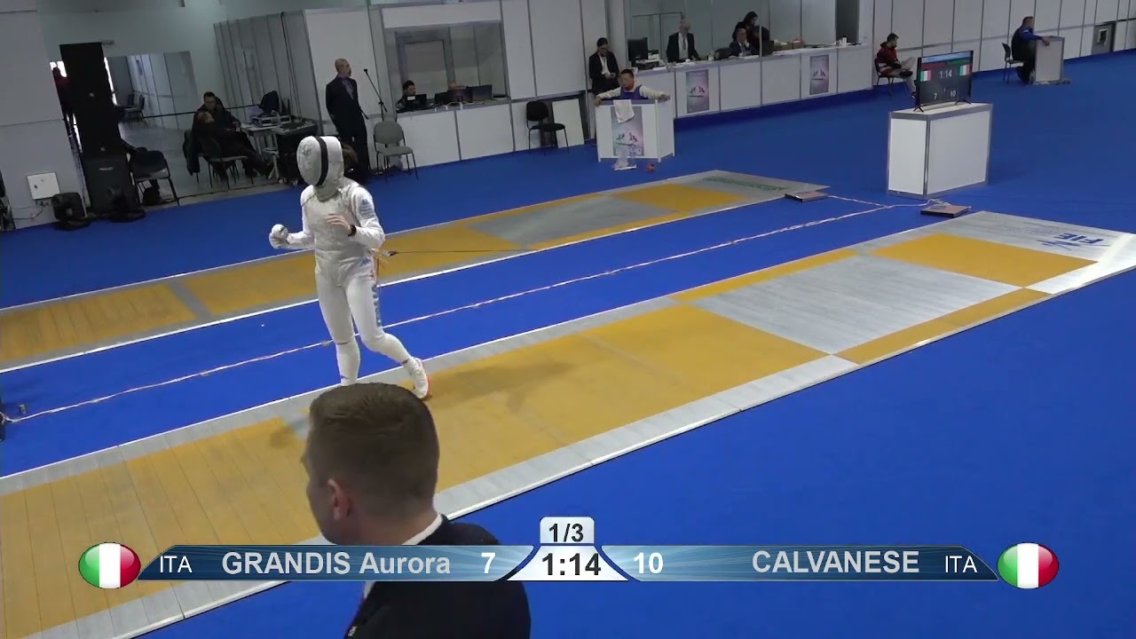 2023 Day04 T16 02 F F Individual Cadet Plovdiv BUL CHM YELLOW CALVANESE ITA vs GRANDIS ITA