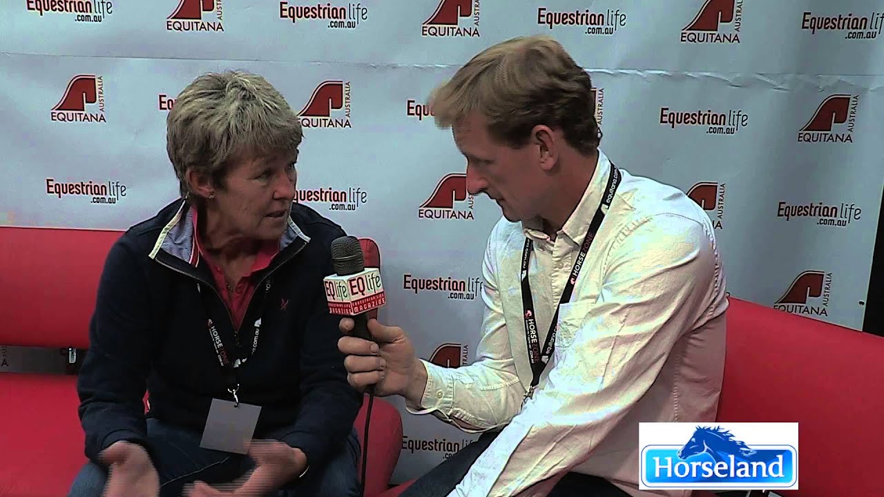 EQ Life Live TV Brett Parbery interviews Kyra Kyrklund  at EQUITANA Melbourne 2012