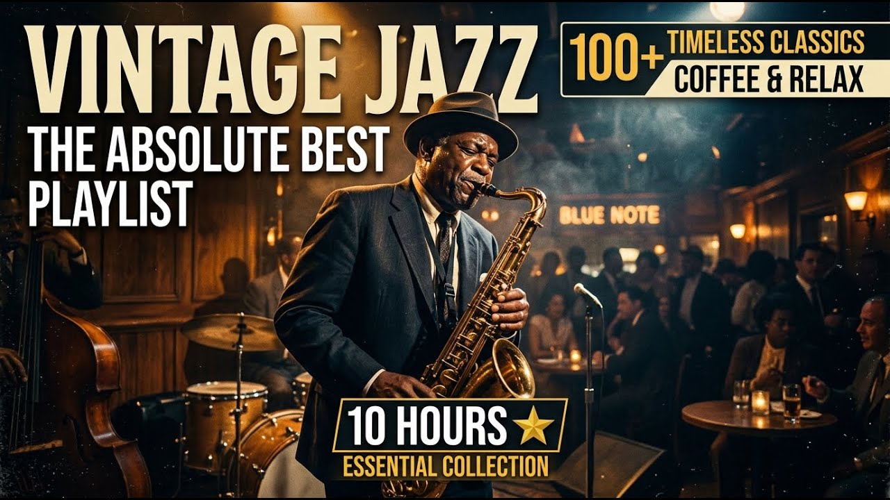 Vintage Jazz 1940년대 🌙 밤 작업을 위한 집중 무드 playlist cafe
