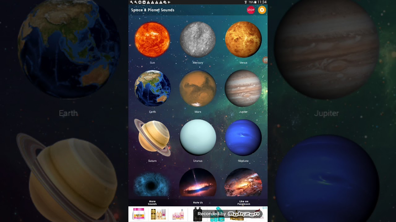O som dos planetas