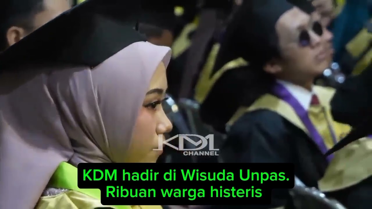 KDM hadir di Wisuda Unpas, ribuan warga histeris #dedimulyadi #viral