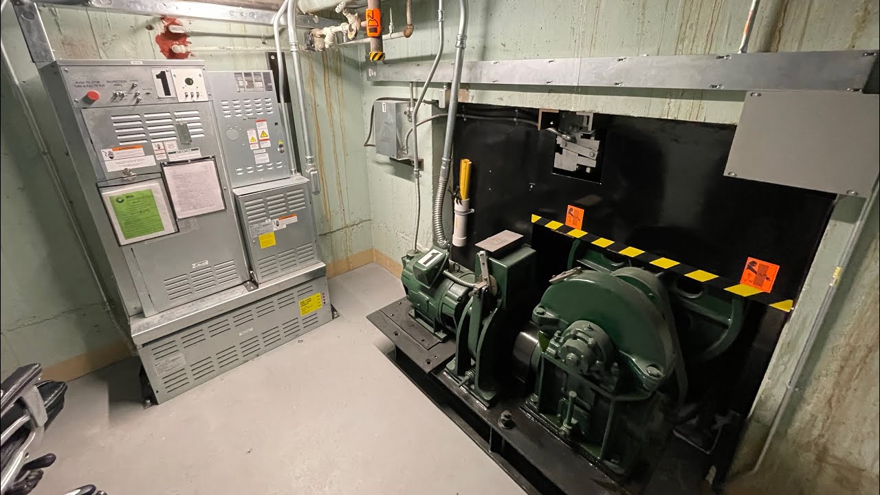 Otis Elevonic R Elevator Machine Room