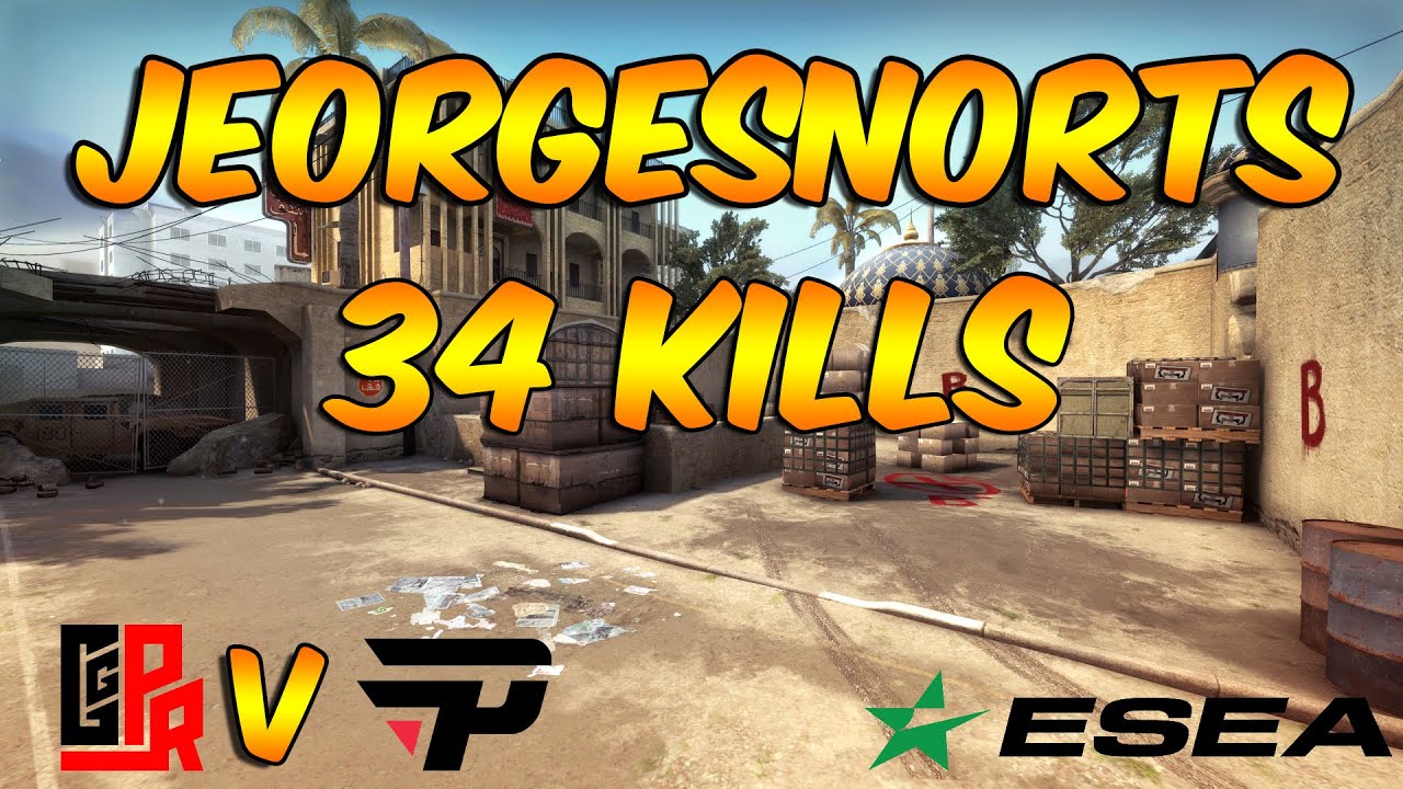 jeorgesnorts 34 Kills POV on Dust 2 Highlights! (GGPR v Pain) ESEA Autumn Cash Up 3 America CS:GO