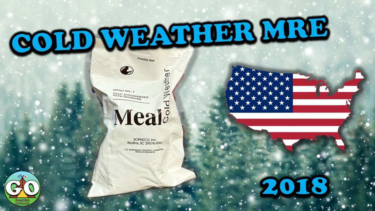 🇺🇸 Amerykańskie racje żywnościowe na zimę (2018) Menu 1 &ndash; racja żywnościowa dla siedmiolatka