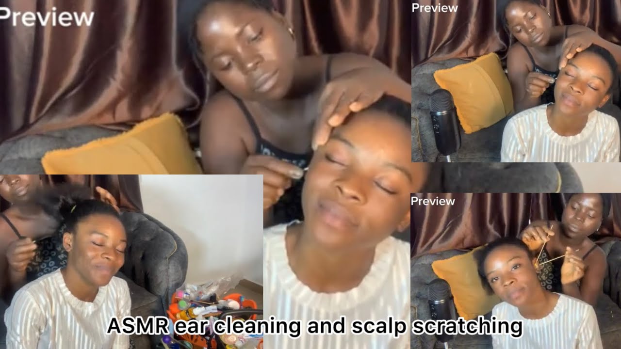 FAST AND AGGRESSIVE HEAD SCRATCHING AND MASSAGE FOR DEEP SLEEP VERY SATISFYING