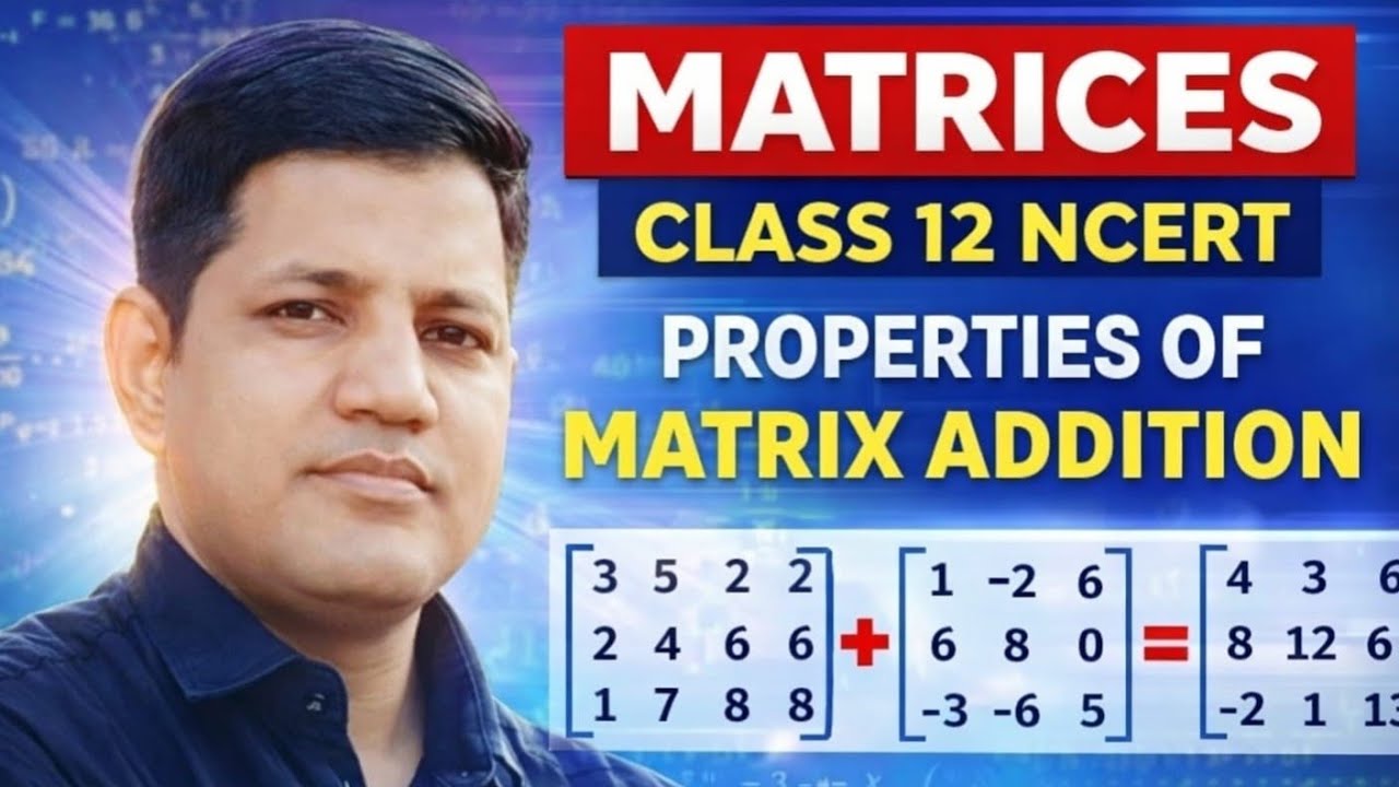 MATRICES 12th maths NCERT 