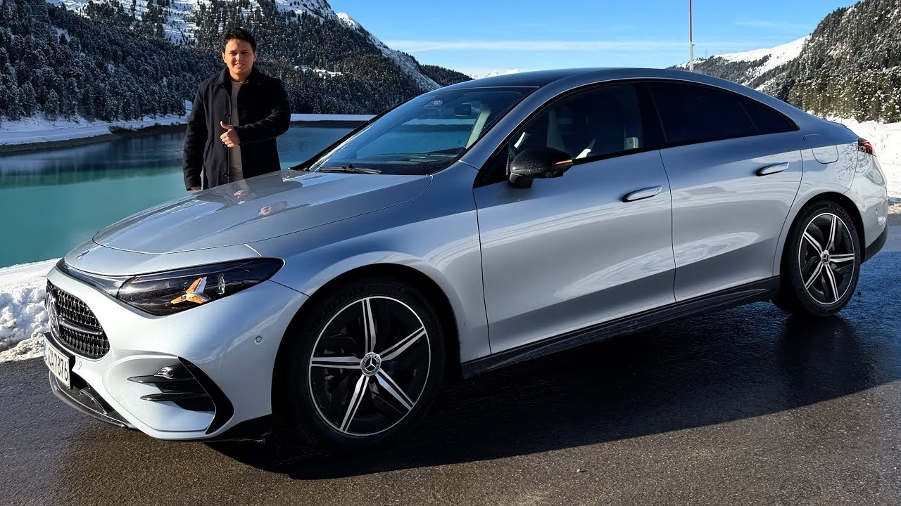 Новый Mercedes CLA 2026 года с бензиновым двигателем — полный тест-драйв. Интерьер и экстерьер.