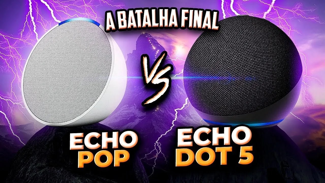 E AGORA? QUAL ESCOLHER? Comparativo Echo Pop VS Echo Dot 5: Caixinha de Som Alexa