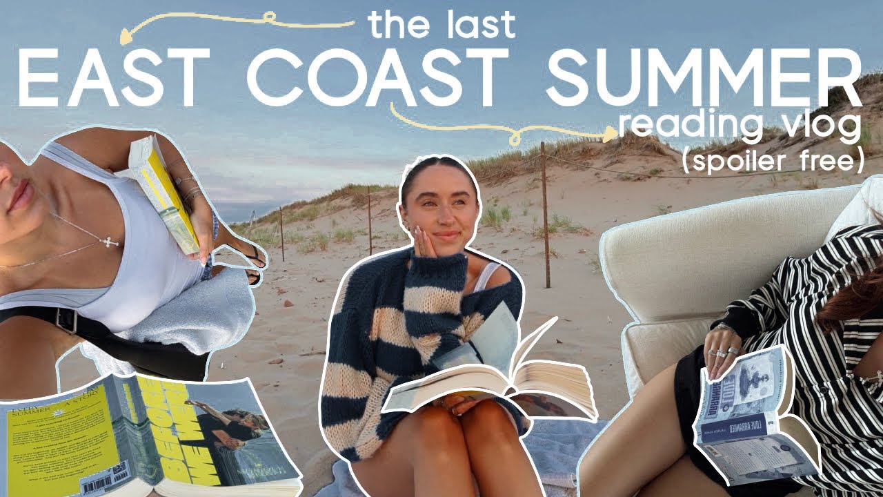 one more 'summer reading vlog' (spoiler free)🕯️🦞🧺🤍