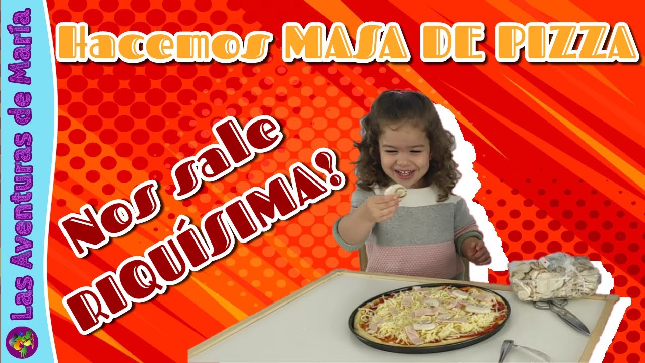 Hacemos MASA de PIZZA ¡¡Nos sale RIQUÍSIMA!!
