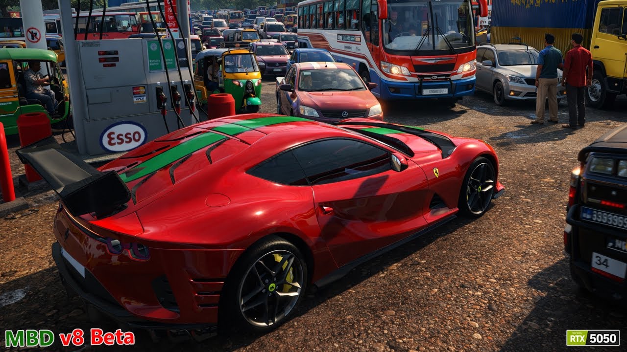 ETS2 1.57 MBD V8 Beta 🚍🔥 | Bangladeshi Car Mod | Ultra Realistic Drive | RTX 5050