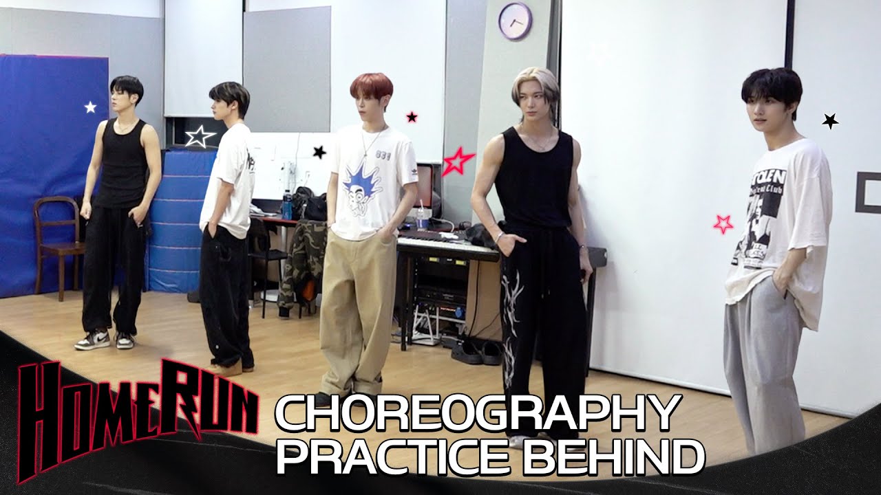 NOWZ (나우즈) 'HomeRUN' Choreography Practice Behind | SUB