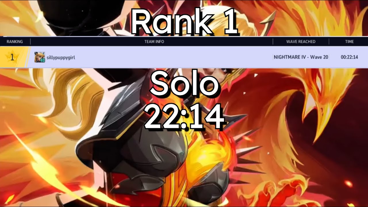 Marvel Rivals Zombies - Nightmare IV Magik Solo Leaderboard Rank 1 - Previous World Record [22:14]