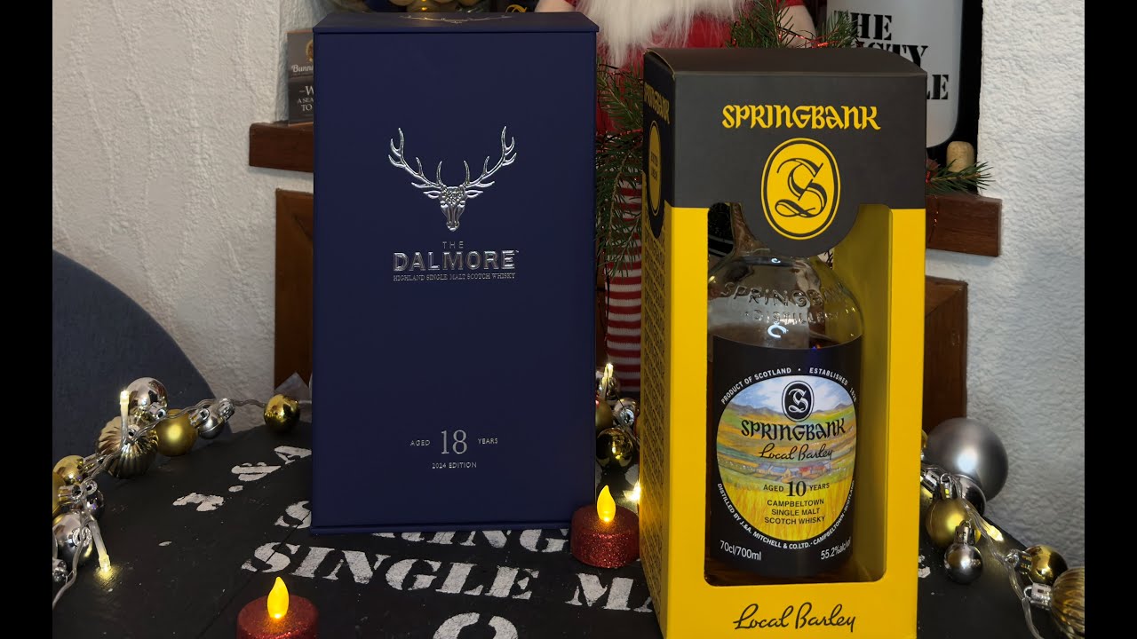 SCOTCH WHISKY. УДИВЛЕНИЕ И РАЗОЧАРОВАНИЕ 2025. SPRINGBANK 10 LOCAL BARLEY, DALMORE 18 RELEASE 2024.