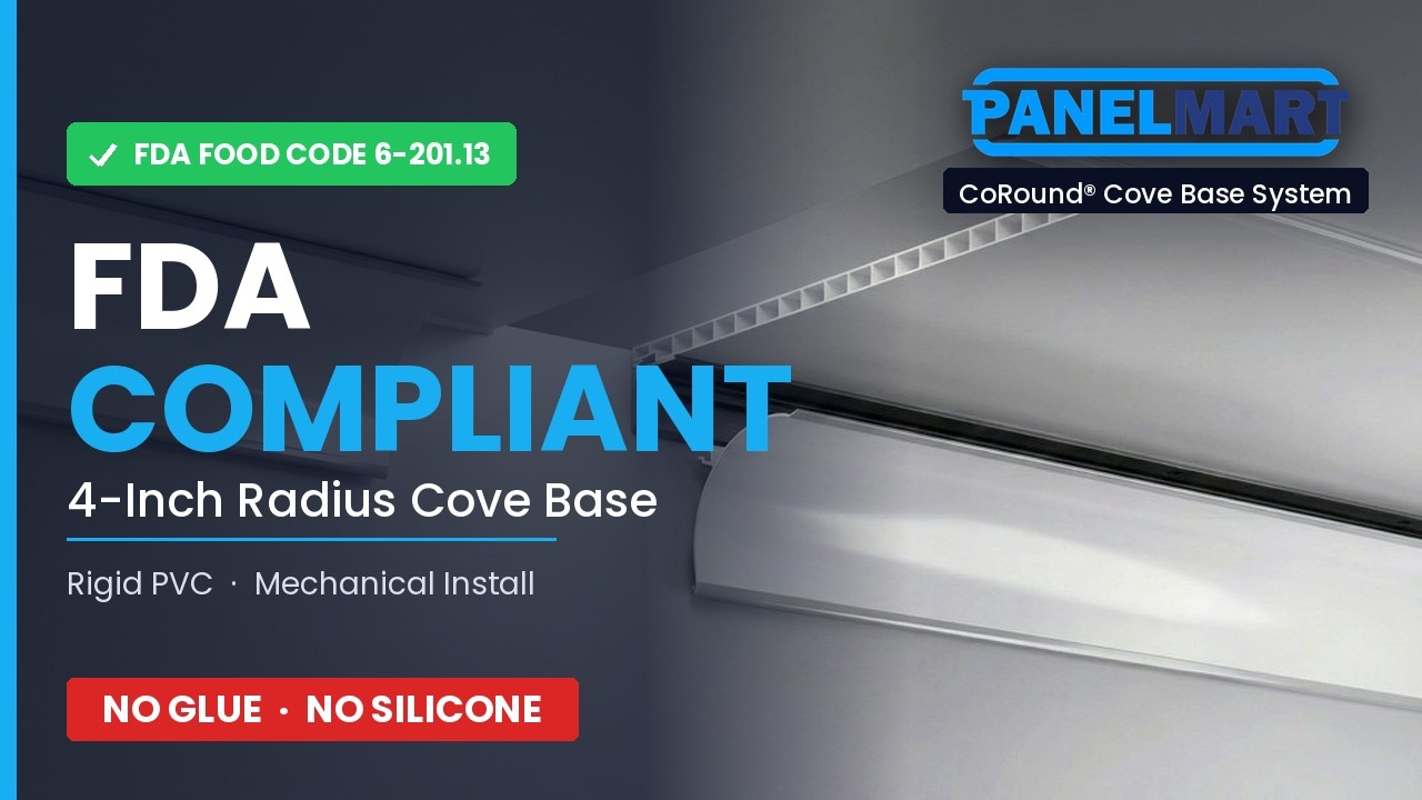 Hygienic PVC Coving Profile (4