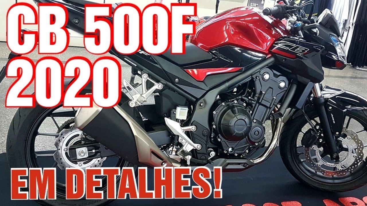 Honda CB500F 2020 - Vermelho Perolizado - Em detalhes!