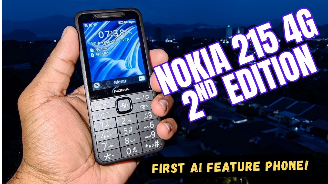 NOKIA ВОЗВРАЩАЕТСЯ С КНОПОЧНЫМ ТЕЛЕФОНОМ НА БАЗЕ ИИ! #NOKIA215 4G 2ND EDITION