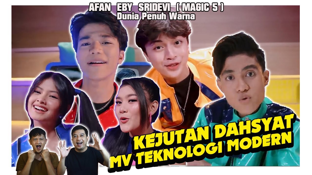 Afan DA, Eby DA dan Sridevi DA dunia penuh warna mv idola masa kini