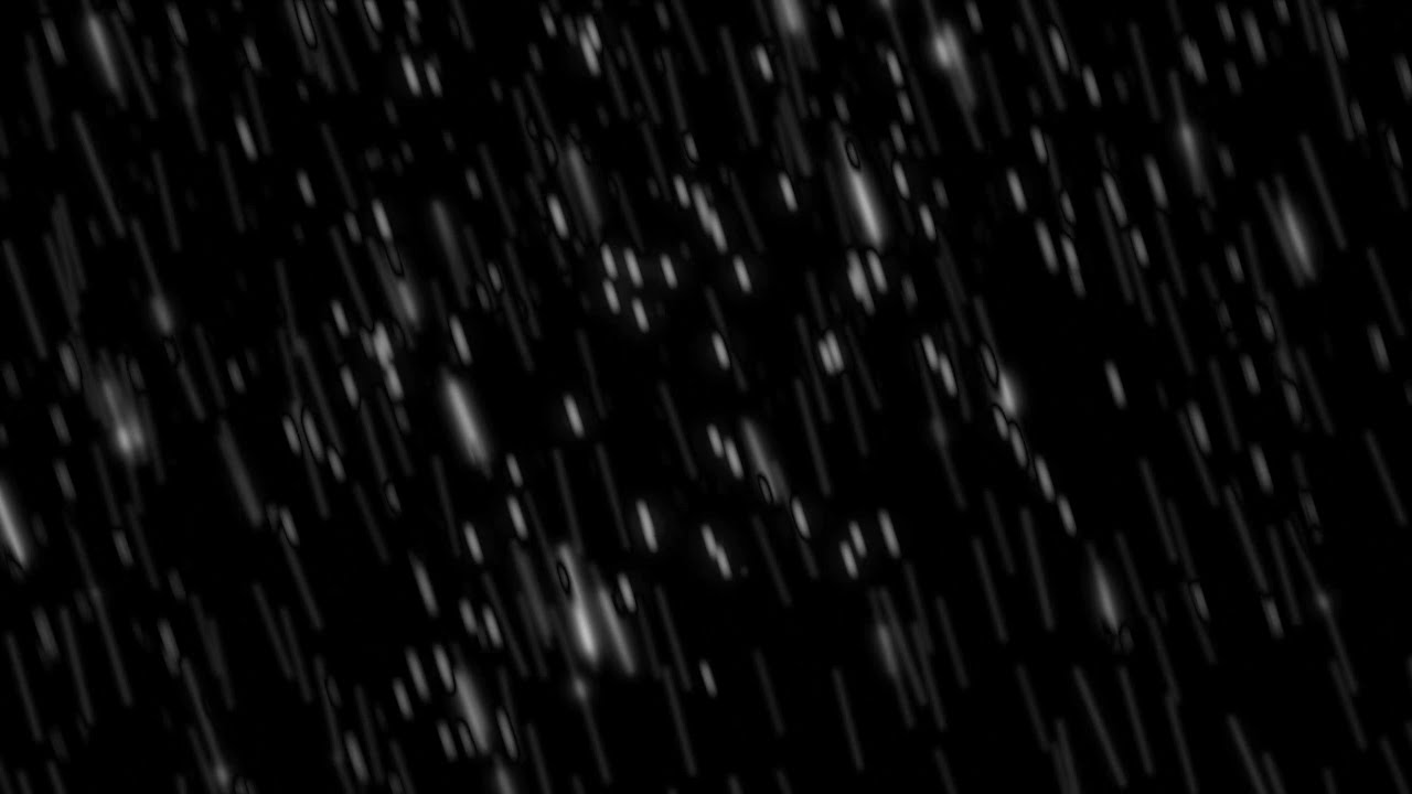Angled Heavy Rain Overlay Background Video Loop, Rain Falling Effects on Black, 4K FREE DOWNLOAD!