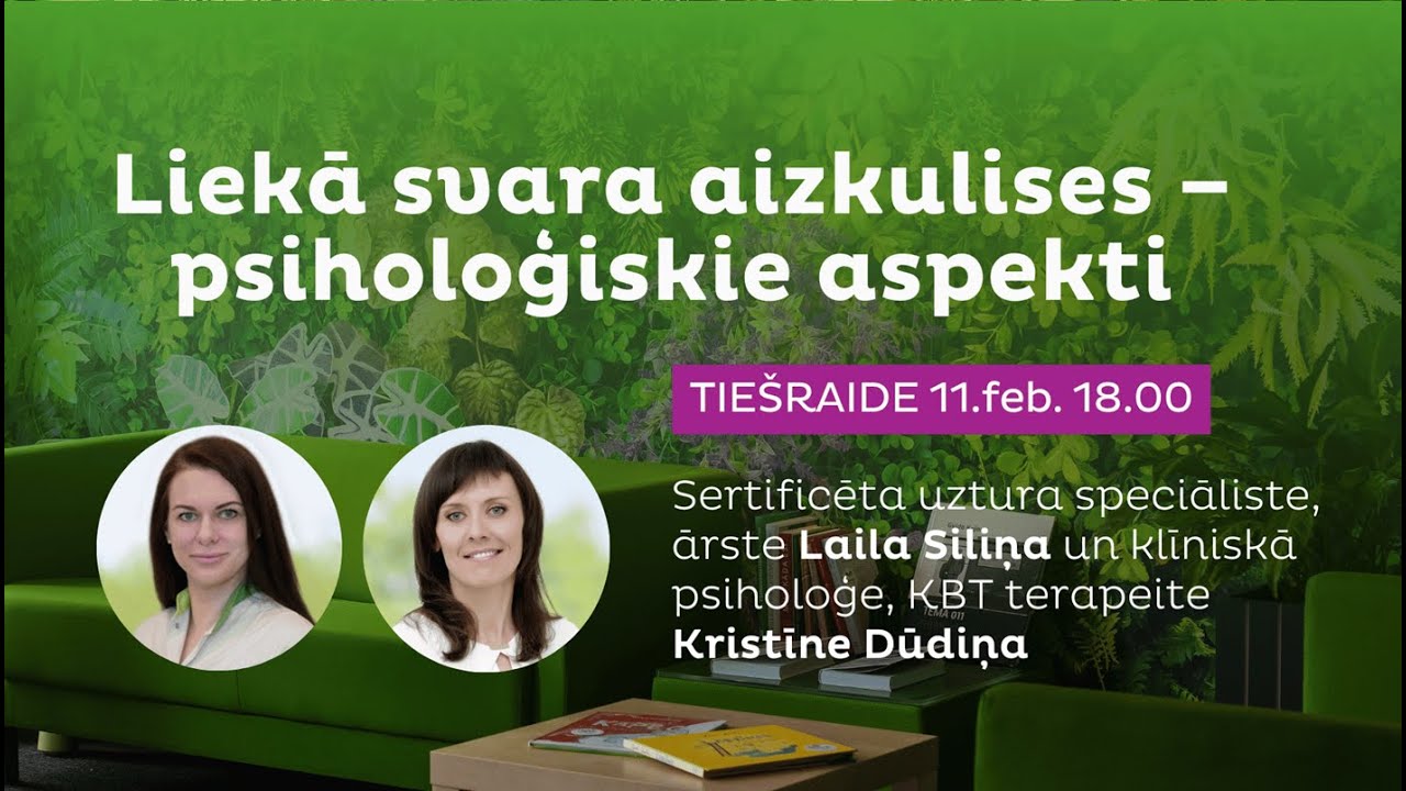 LIVE Liekā svara aizkulises - psiholoģiskie aspekti