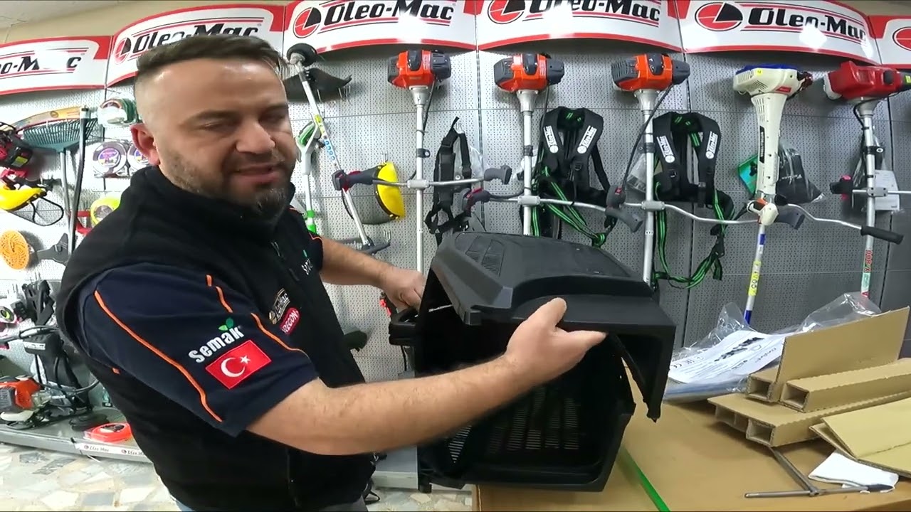 Oleo Mac G48 PK Comfort Plus Çim Biçme Makinası Kurulum ve İlk Çalıştırma...