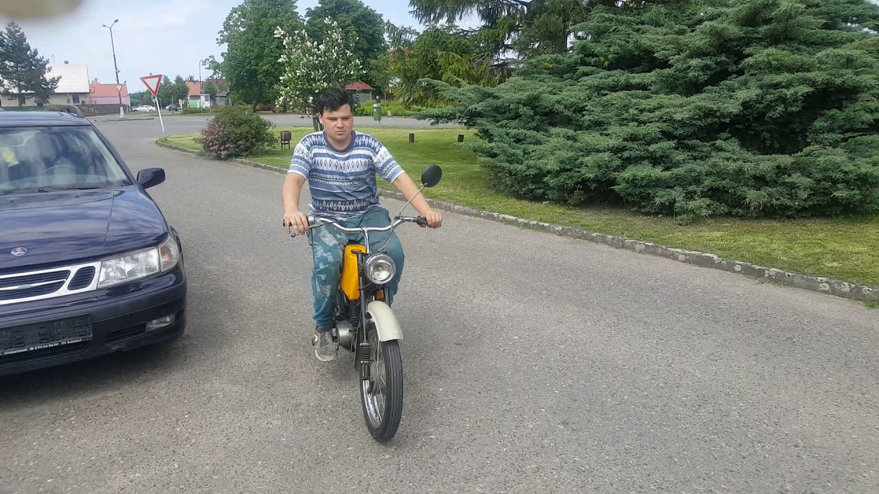 Jawa mustang ukázka/děda