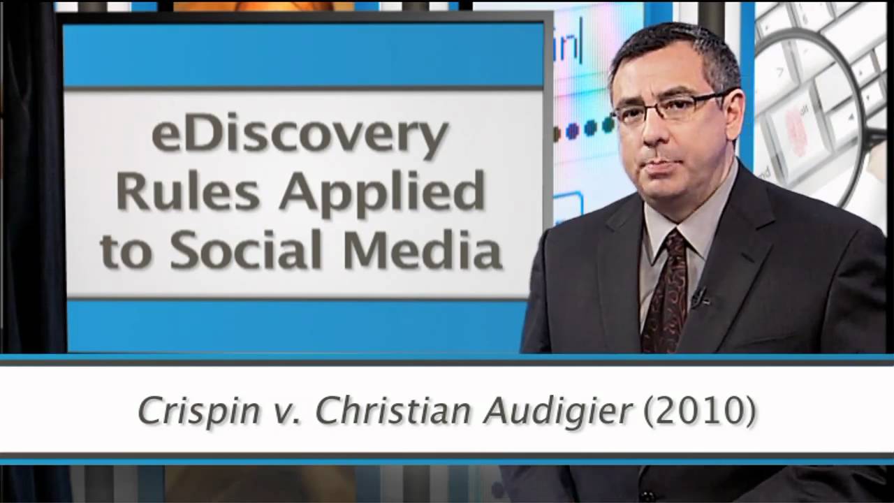 e-Discovery Rules Applied to the Risk of Social Media in the Workplace