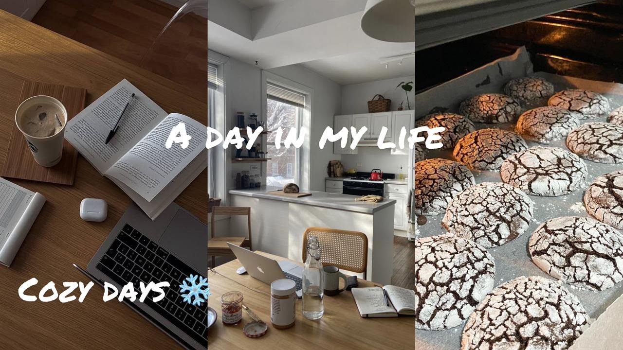 Daily vlog cozy at home ❄️☕️🥐يوم من الايام الباردة
