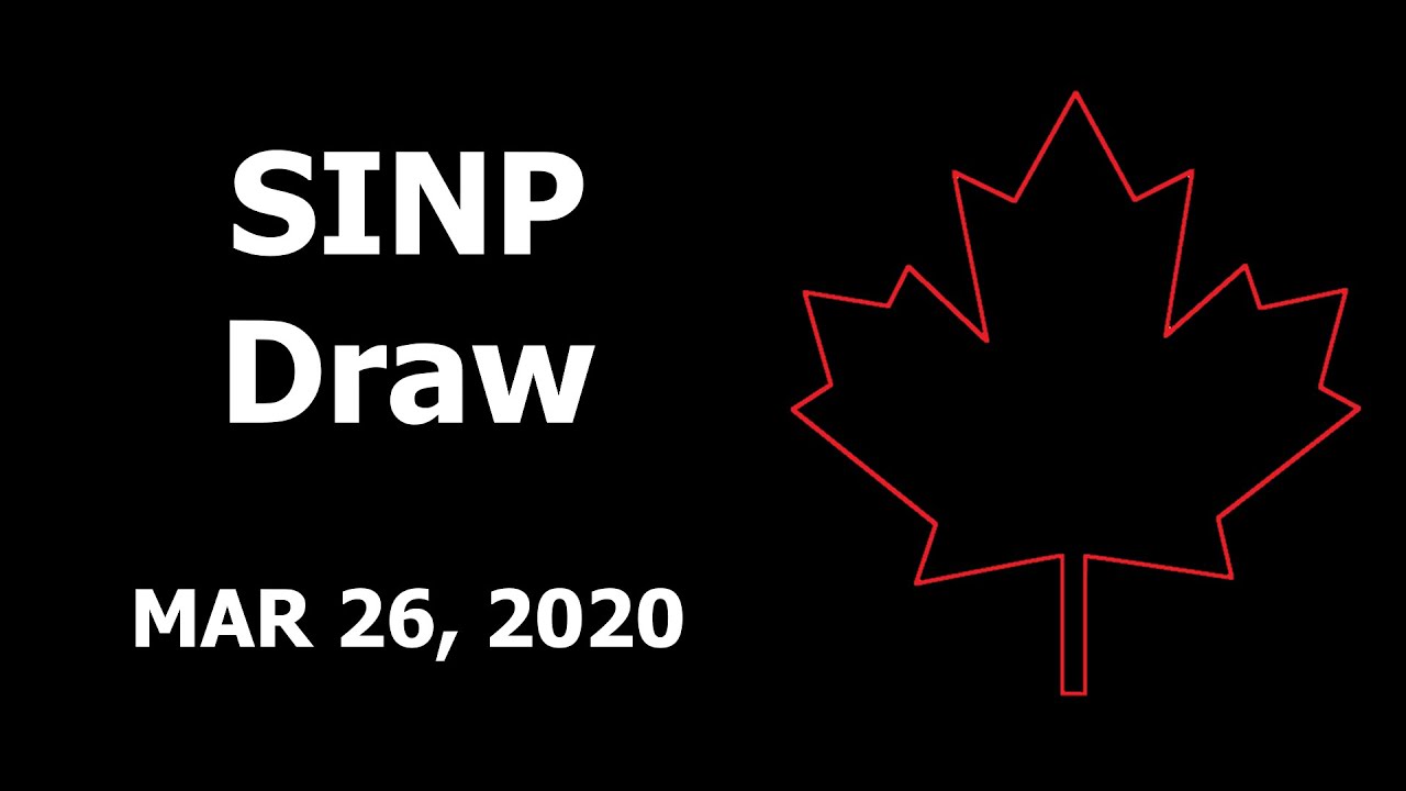SINP Draw | Mar 26, 2020