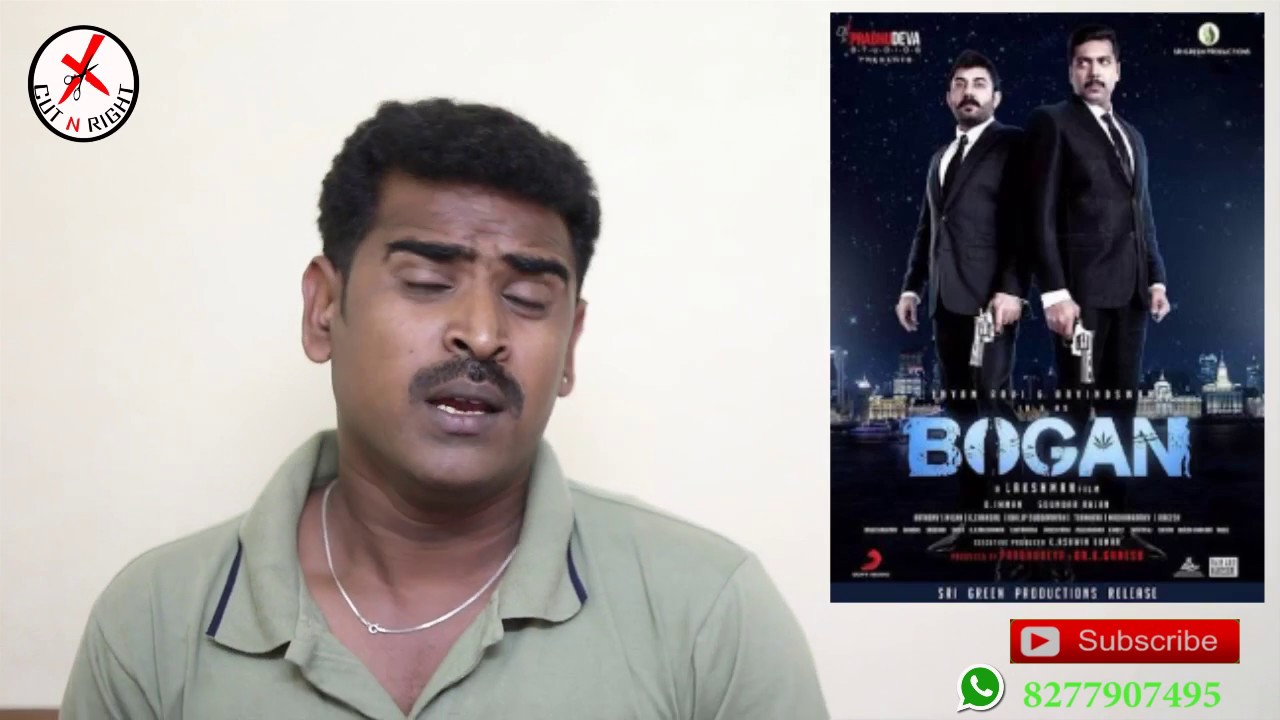 BOGAN TAMIL MOVIE REVIEW | CUT N RIGHT