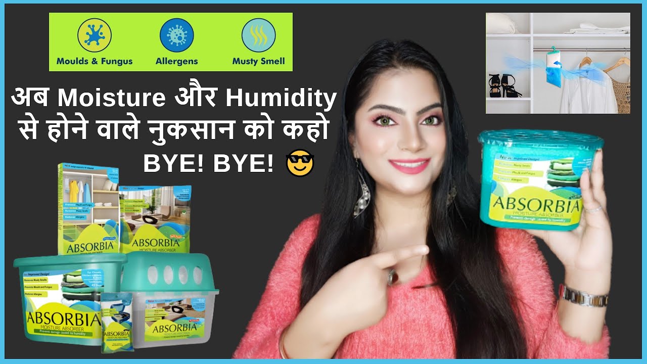 Moisture absorber and odor eliminator - Absorbia moisture absorber and Dehumidifier - Zindagi Easy