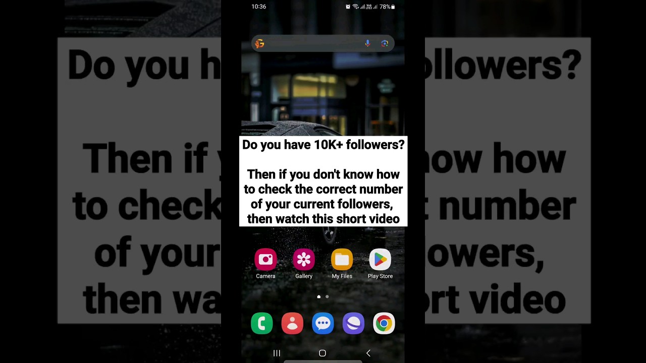 Find your Instagram followers count directly from your Instagram app | #shorts