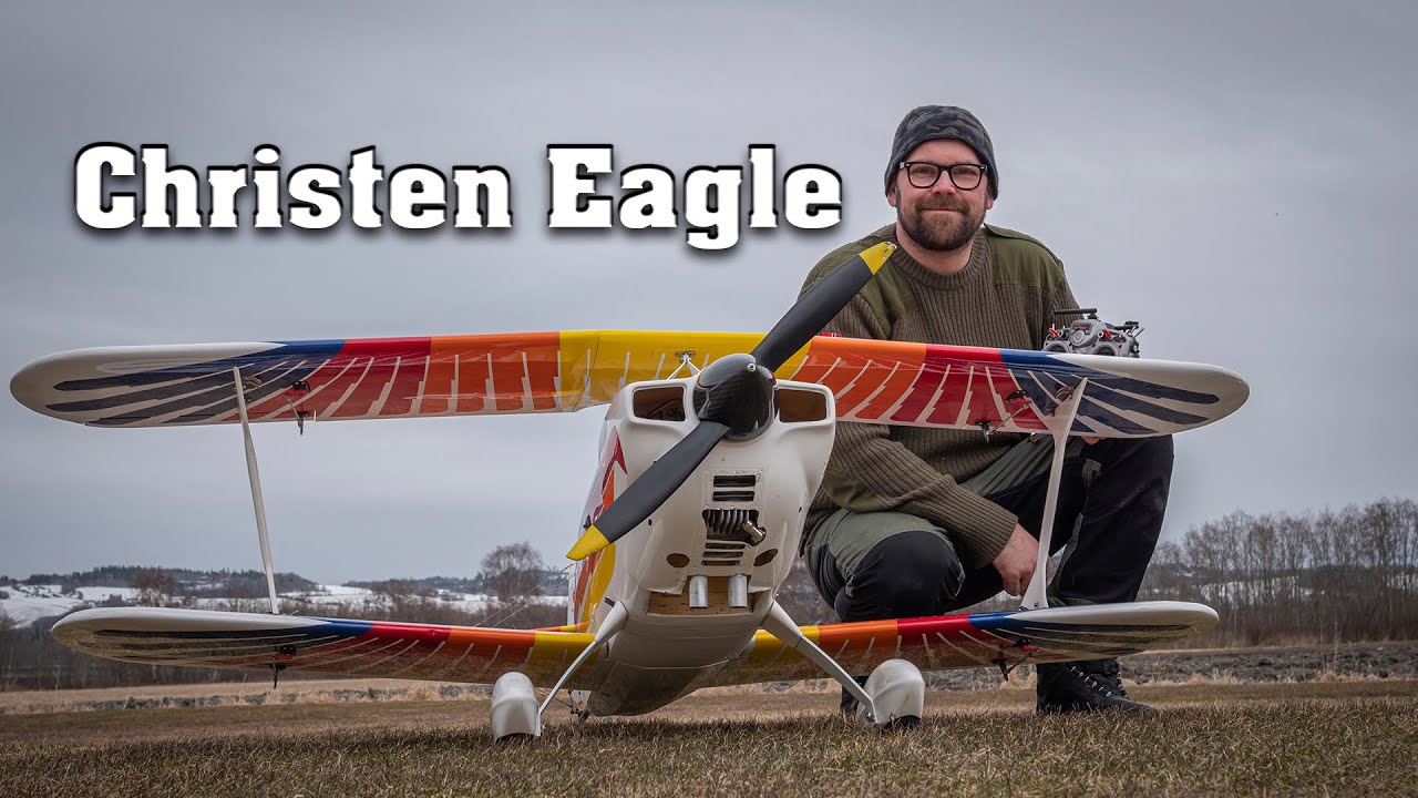 Great Planes Christen Eagle 29% - Maiden flight.  4K UHD