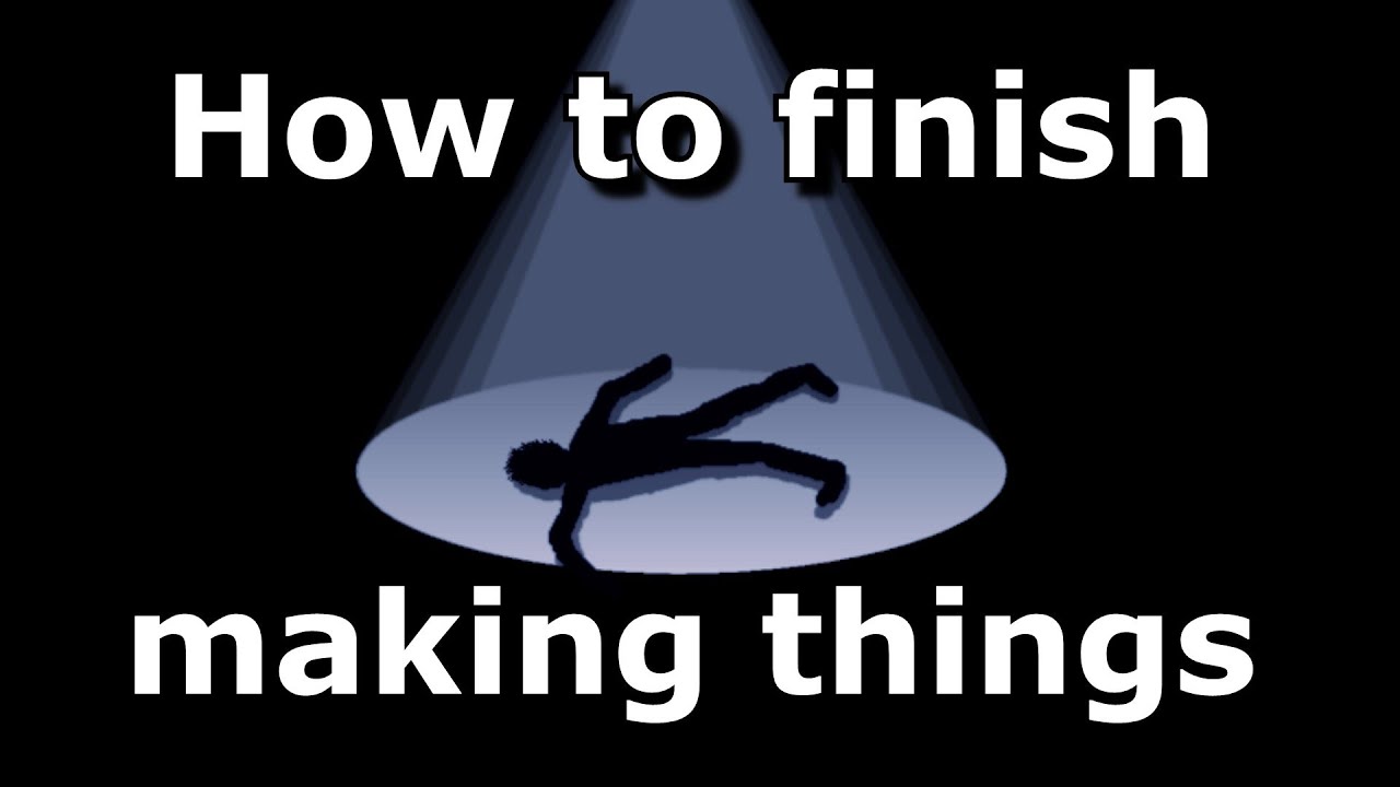 How to finish projects - Experience and ambition