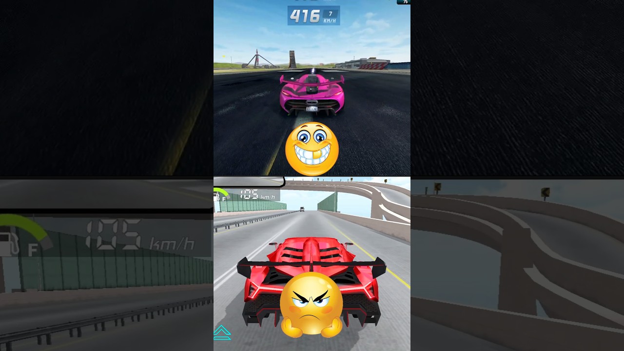 Jesko VS Lambo in ECDS vs 3D Driving Class