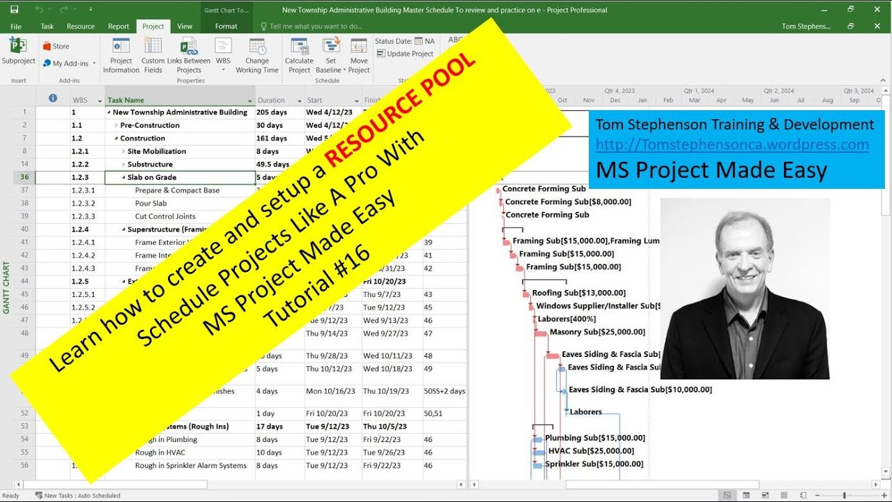 Узнайте, как создать пул ресурсов с помощью MS Project. Урок № 16. Microsoft Project: упрощение