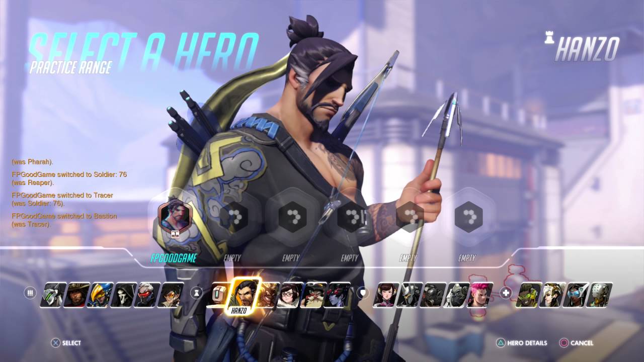 Overwatch Beta All Heroes Characters Practice Range Gameplay