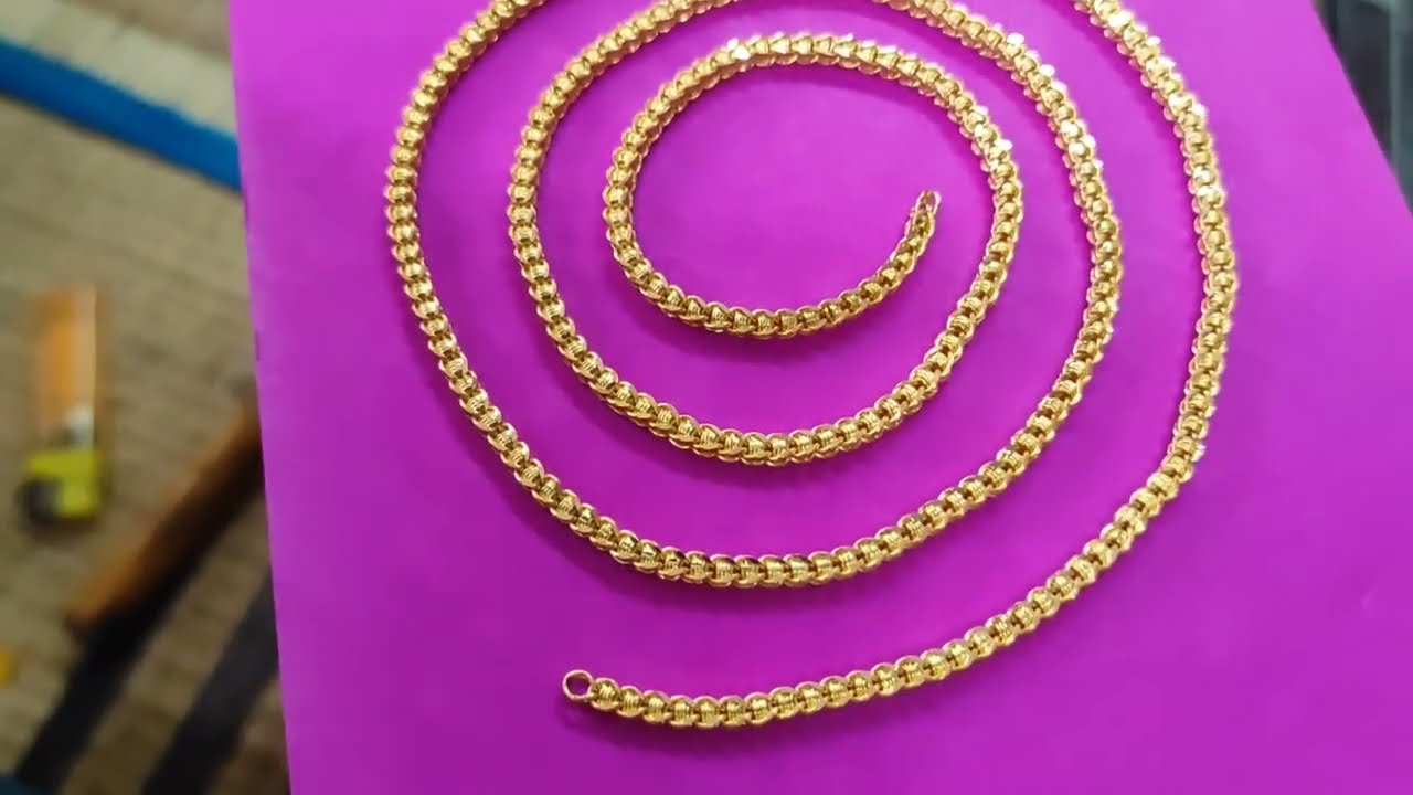 #gold chain making video #kadapa #goldsmith