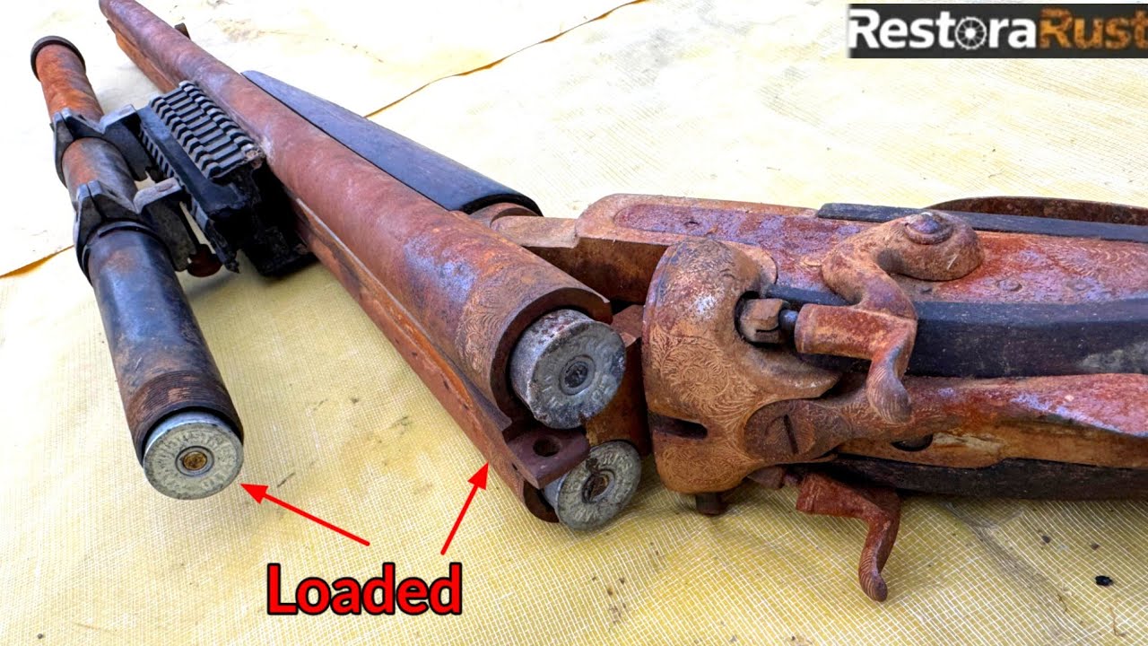Shotgun restoration | Old Double barrel shotgun restoration