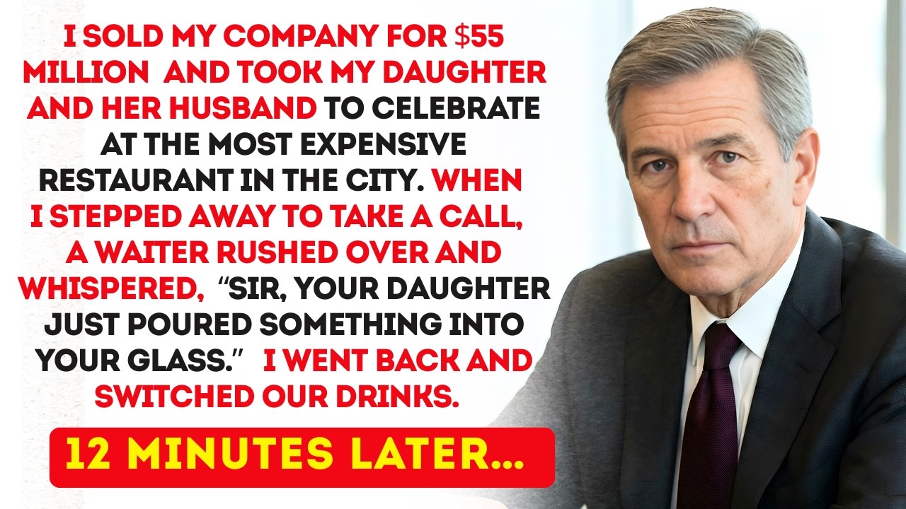 I Sold My Company for $55 Million — Then the Waiter Said: “Your Daughter Spiked Your Drink.”