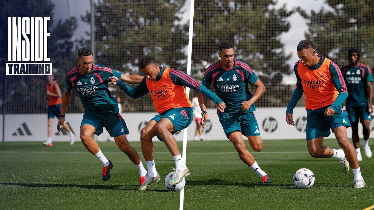 🤯 OUTRAGEOUS MBAPP&Eacute; SOLO STRIKE! | Real Madrid training