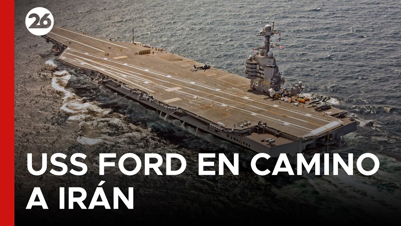 🚨 EE. UU. TRASLADA EL PORTAAVIONES | Aumenta la tensión en medio oriente